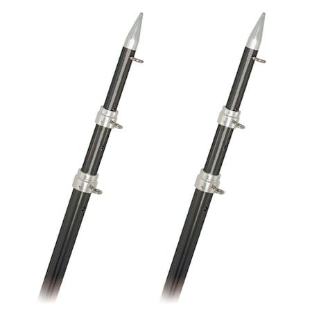 Rupp Marine Rupp Top Gun Outrigger Poles - Fixed Length - Carbon Fiber - 18' A0-1800-CF